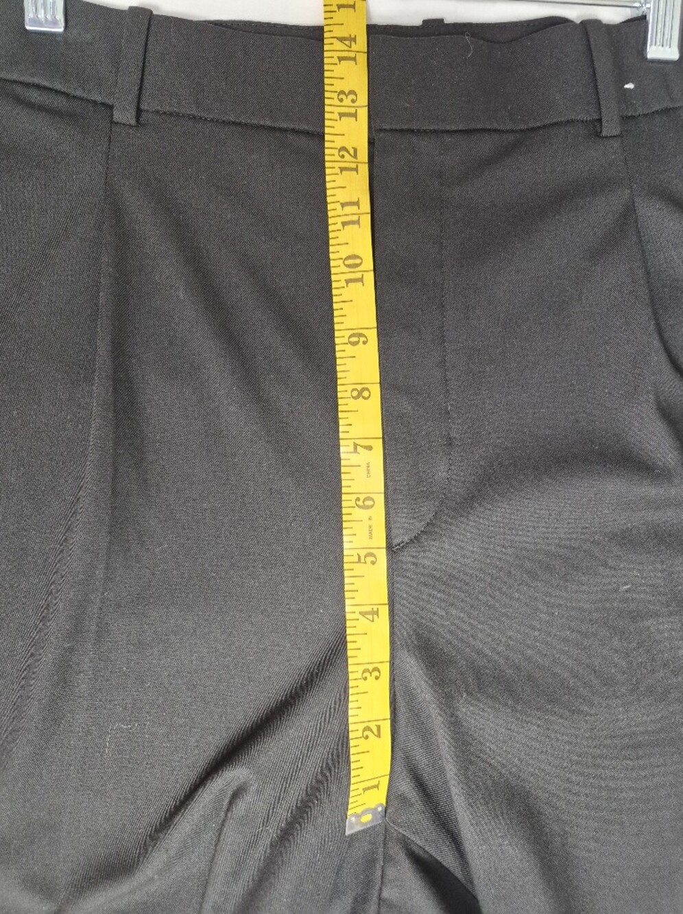 XL Classic Wide-Leg Dress Pants - Black - Picture 10 of 14